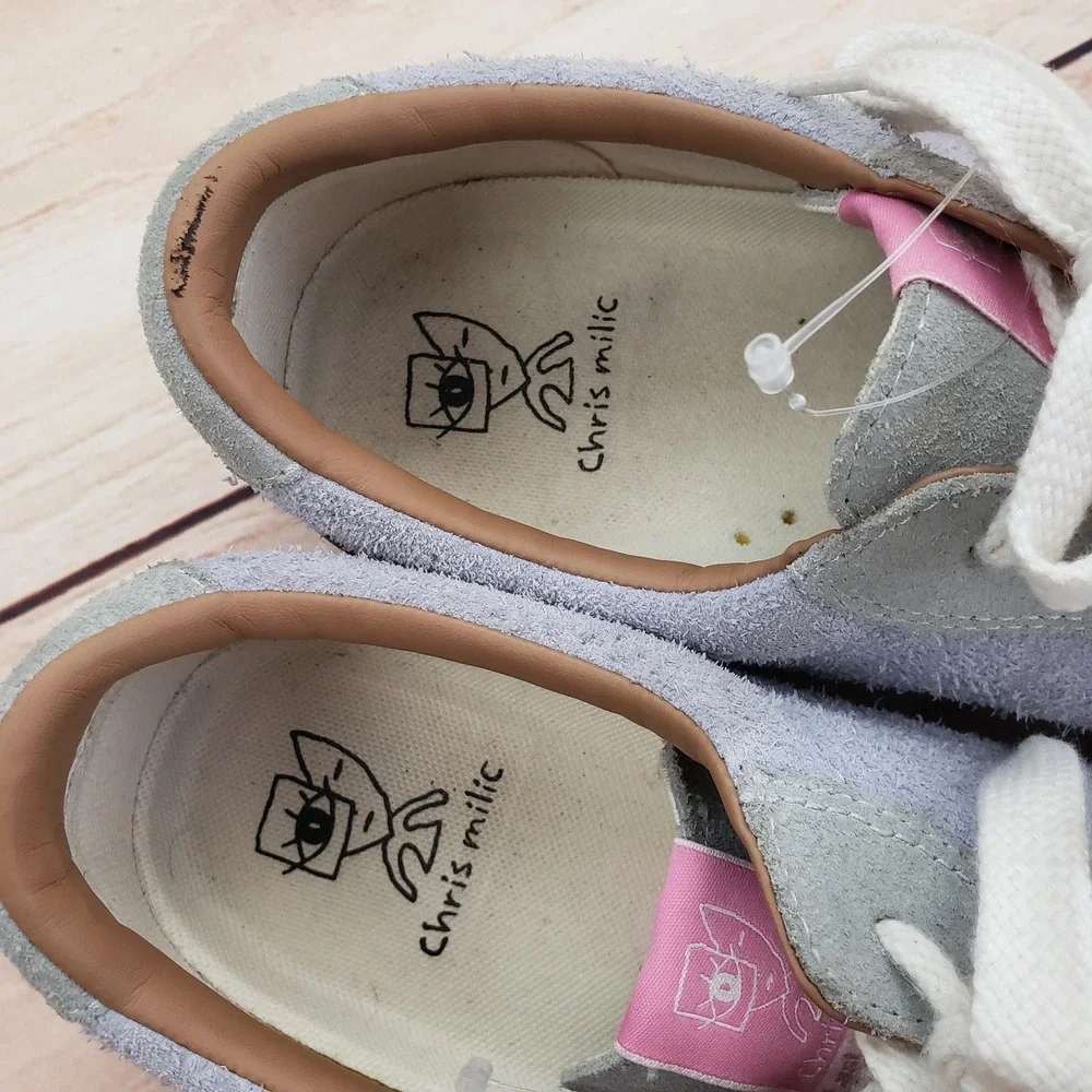 Last Resort AB Chris Milic Shoes Mens Size 10.5 Suede Low Top‎ Skate Sneakers